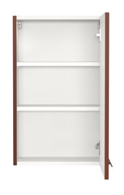 Offener Hängeschrank mit zwei Einlegeböden, Ansicht von vorne