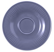 Kleine Kombi-Untertasse, 13,5 cm, in blauer Farbe, von oben betrachtet.