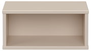 Rechteckige Wandbox in Beige, frontal betrachtet