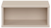 Rechteckige Wandbox in Beige, frontal betrachtet