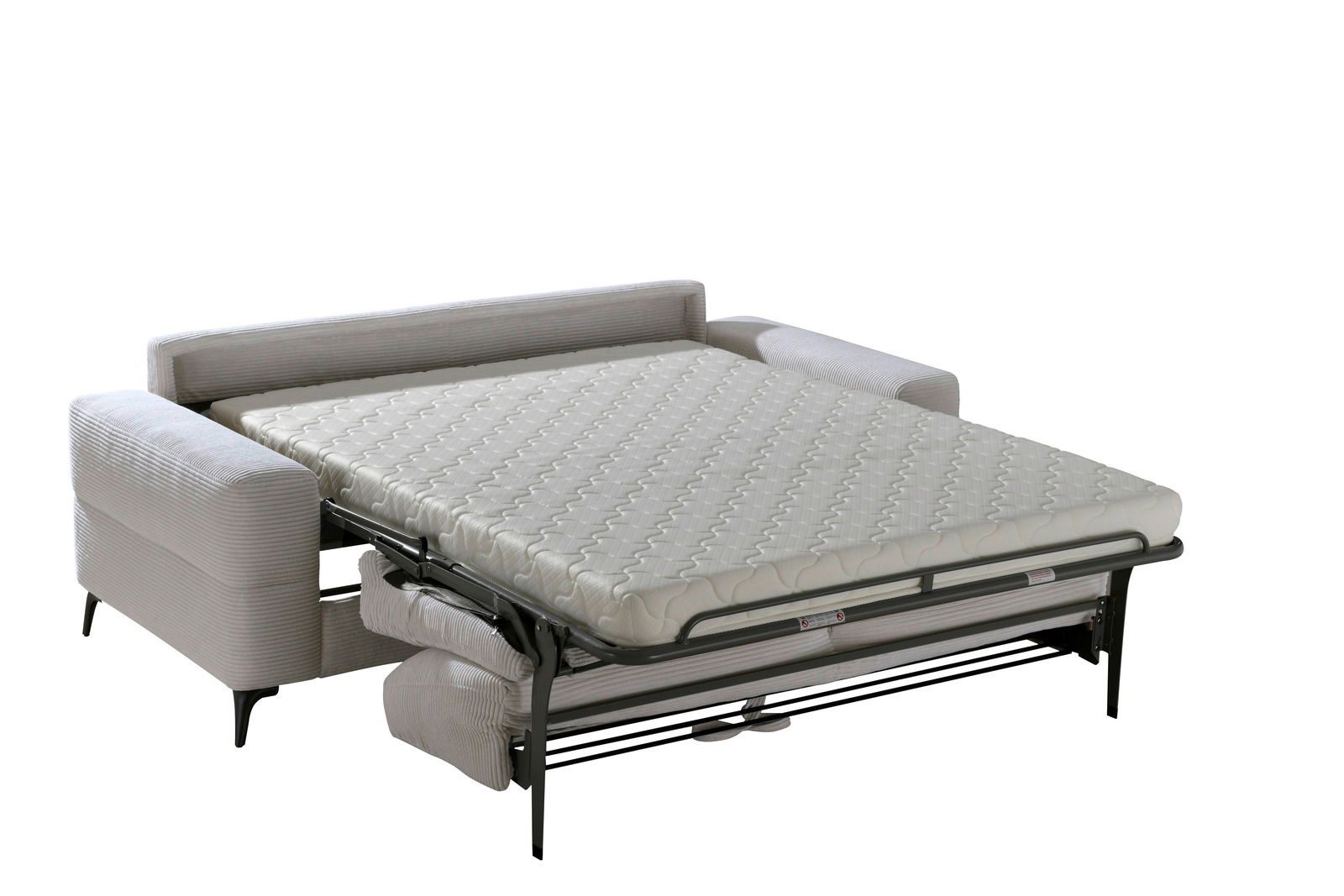 Z2 Schlafsofa KAMILA Funktionssofa KAMILA in ausgeklappter Schlafposition, seitliche Perspektive