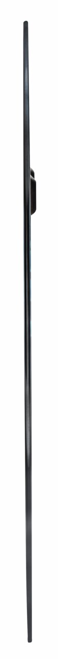 Seitenansicht eines runden Spiegels mit einem Durchmesser von ca. 50 cm
