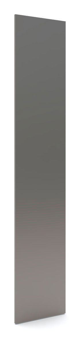 Spiegeltür in seitlicher Perspektive, 202x45 cm, modernes Design