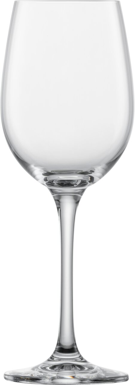Weißweinglas Classico aus klarem Glas, frontal fotografiert
