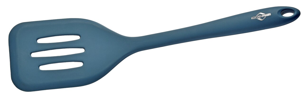 KÜCHENPROFI Pfannenwender Blauer Pfannenwender aus Kunststoff, seitliche Ansicht
