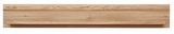 Wandboard aus Holz in Frontalansicht mit natürlicher Holzmaserung