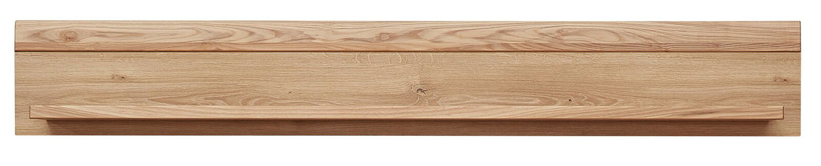 Wandboard aus Holz in Frontalansicht mit natürlicher Holzmaserung