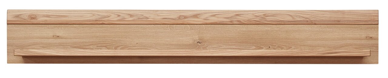 Wandboard aus Holz in Frontalansicht mit natürlicher Holzmaserung