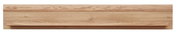 Wandboard aus Holz in Frontalansicht mit natürlicher Holzmaserung