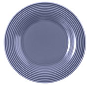 Runder Brotteller mit geriffeltem Rand, Ansicht von oben