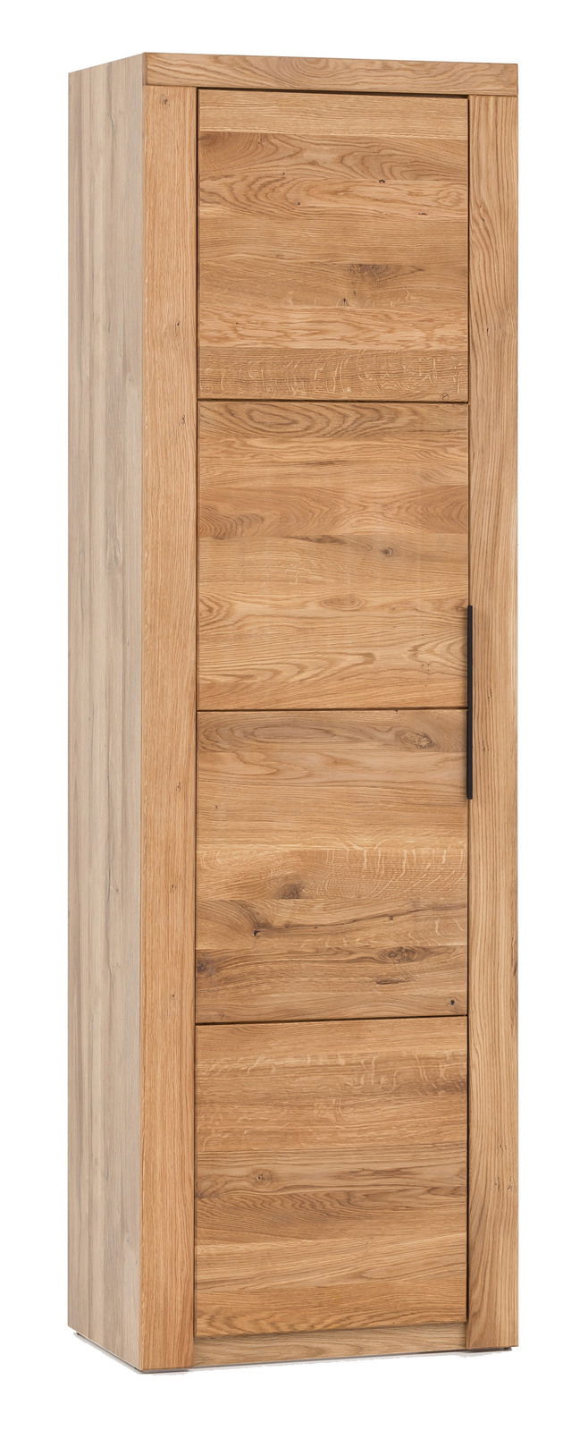 Holz-Garderobenschrank in natürlicher Holzoptik, Frontalansicht