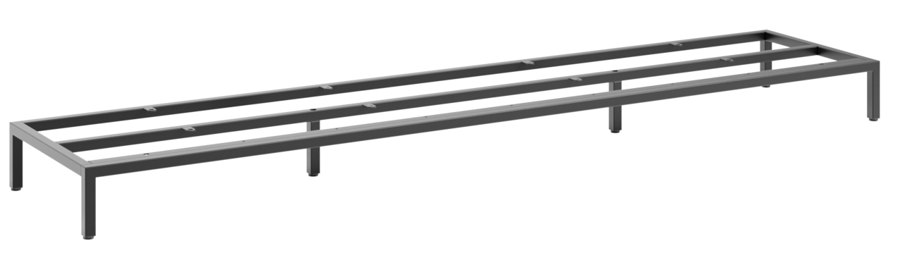 Novel Metallgestell 180cm STYLE Metallgestell 180cm in seitlicher Perspektive