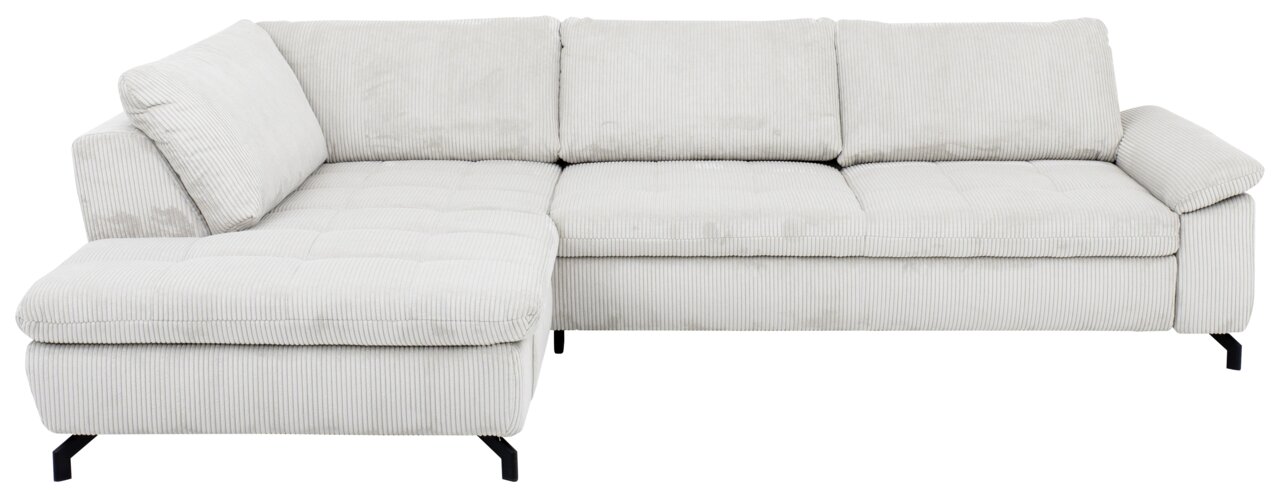 Ecksofa Beldomo Style SENSE in heller Farbe, Vorderansicht