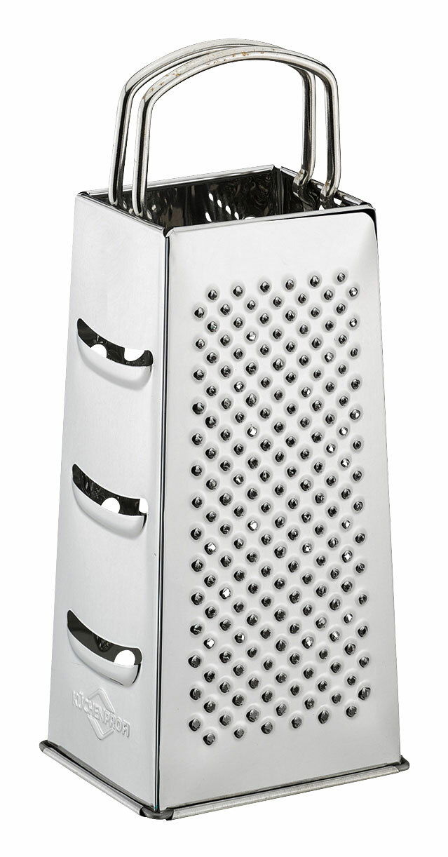 Vierkantreibe aus Edelstahl mit Griff, seitliche und frontale Perspektive