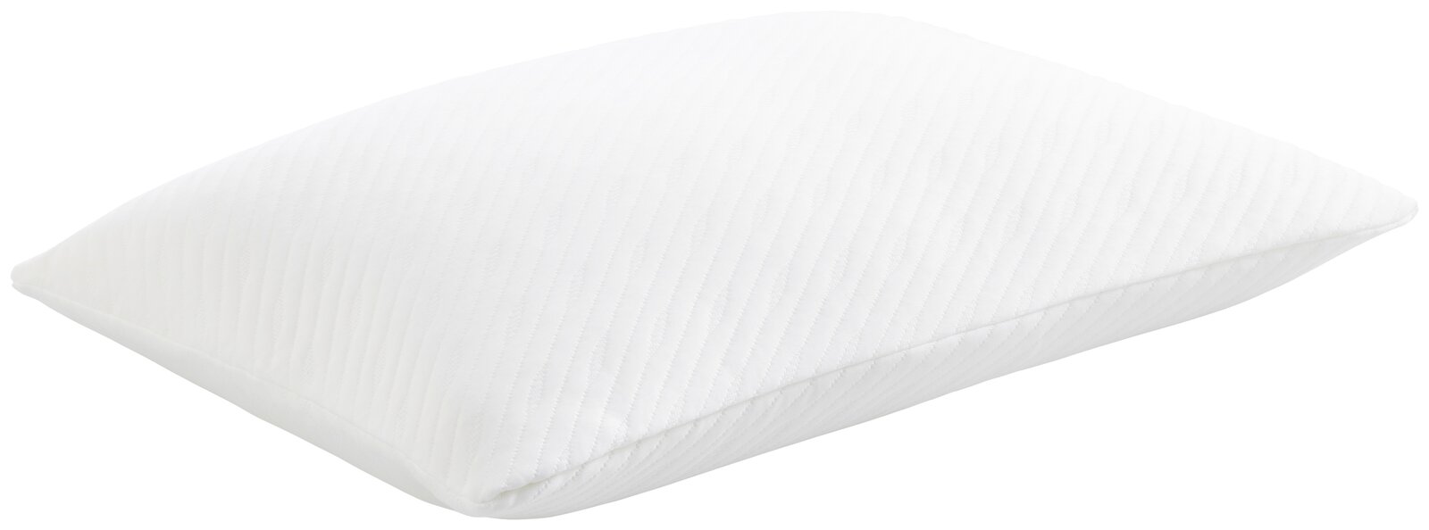 Tempur Schlafkissen 80 x 40 cm PRIMA Weißes Schlafkissen 80 x 40 cm, seitliche Perspektive