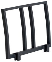 Rückenlehne mit Kissen, seitliche Perspektive