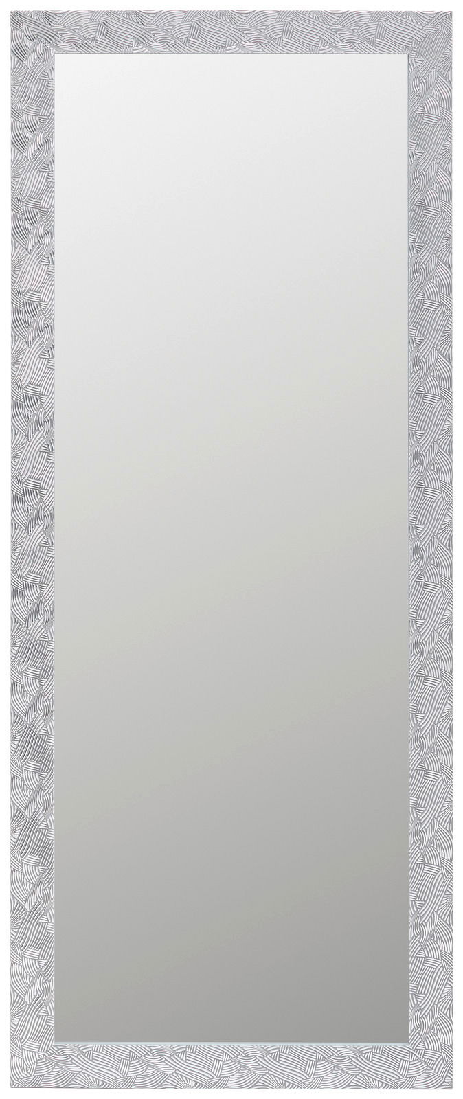 Rechteckiger Spiegel mit dekorativem Rahmen, frontal abgebildet