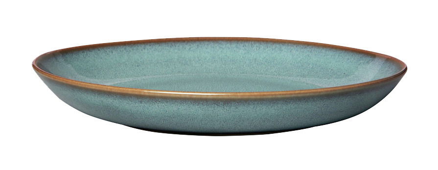 Obstschale Lave 600ml in Türkis, seitliche Perspektive