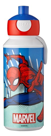 Trinkflasche mit Spiderman-Motiv, Vorderansicht