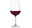 Rotweinglas Tivoli mit Rotwein, seitliche Perspektive