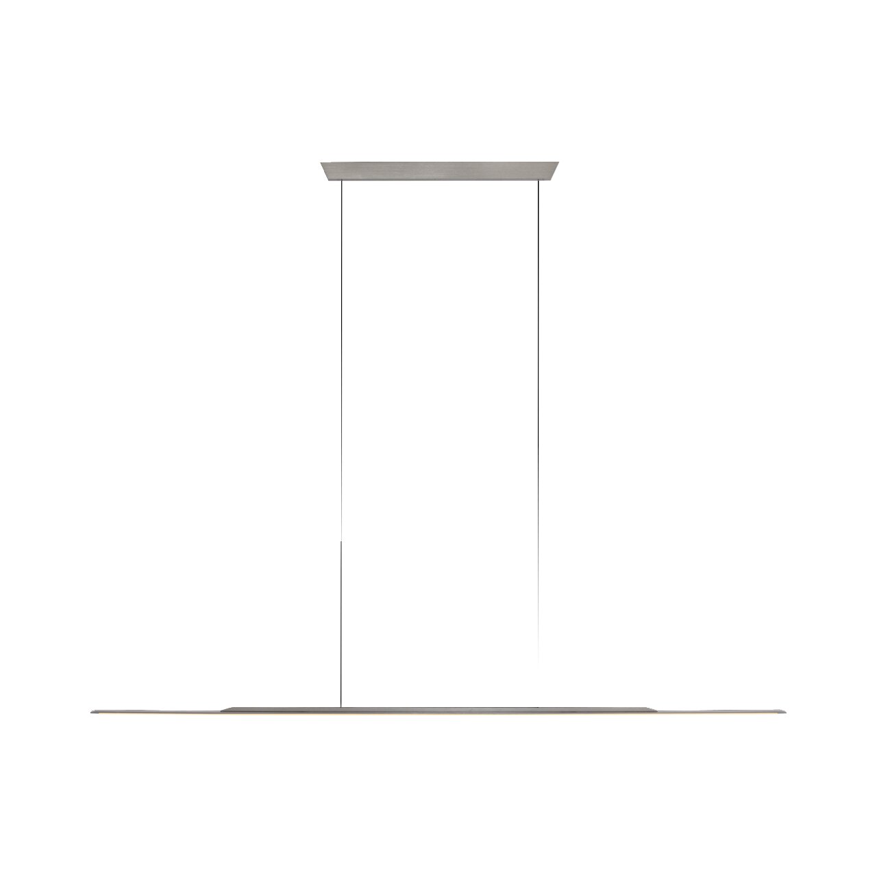 Moderne Pendelleuchte PURE Surface von Paul Neuhaus in seitlicher Ansicht, minimalistisch und elegant gestaltet.