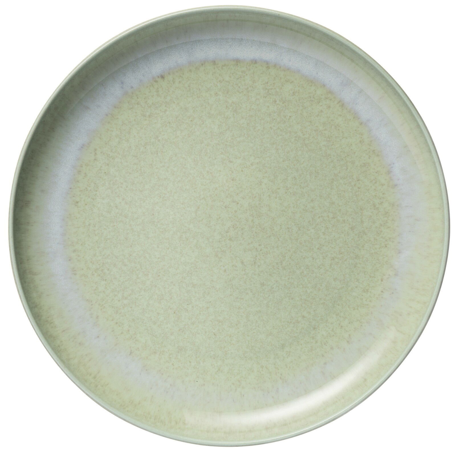 Like by Villeroy & Boch Speiseteller PERLEMOR ALGA Speiseteller in sanftem Grün mit dezentem Farbverlauf, Draufsicht