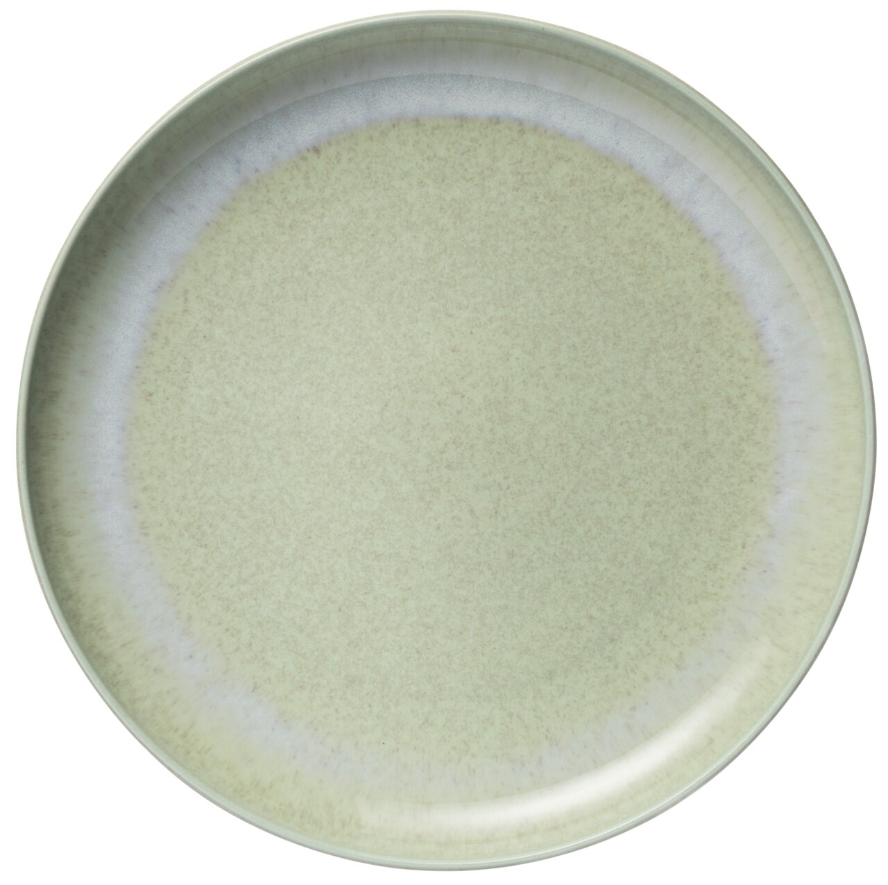Like by Villeroy & Boch Speiseteller PERLEMOR ALGA Speiseteller in sanftem Grün mit dezentem Farbverlauf, Draufsicht