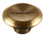 Goldener Deckelknopf von Le Creuset, Draufsicht