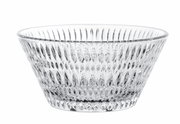 Glas-Schale mit Ethno-Muster, seitliche Perspektive