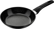 Schwarze BALLARINI Bratpfanne VIPITENO CERAMIC mit 20 cm Durchmesser, seitliche Perspektive