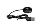 USB-oplaadkabel met ronde oplaadadapter, bovenaanzicht
