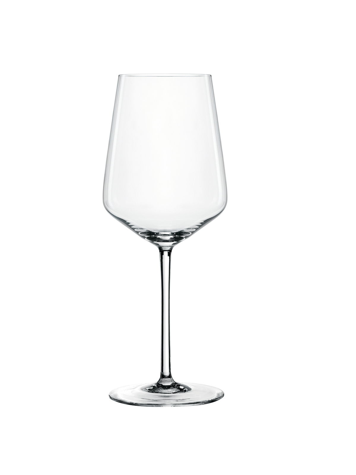 Elegantes Kelchglas aus der Frontalperspektive, ideal für stilvolle Anlässe.