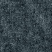 Nahaufnahme eines grauen Stoffmusters, das für einen Bademantel in Größe L/XL verwendet wird.