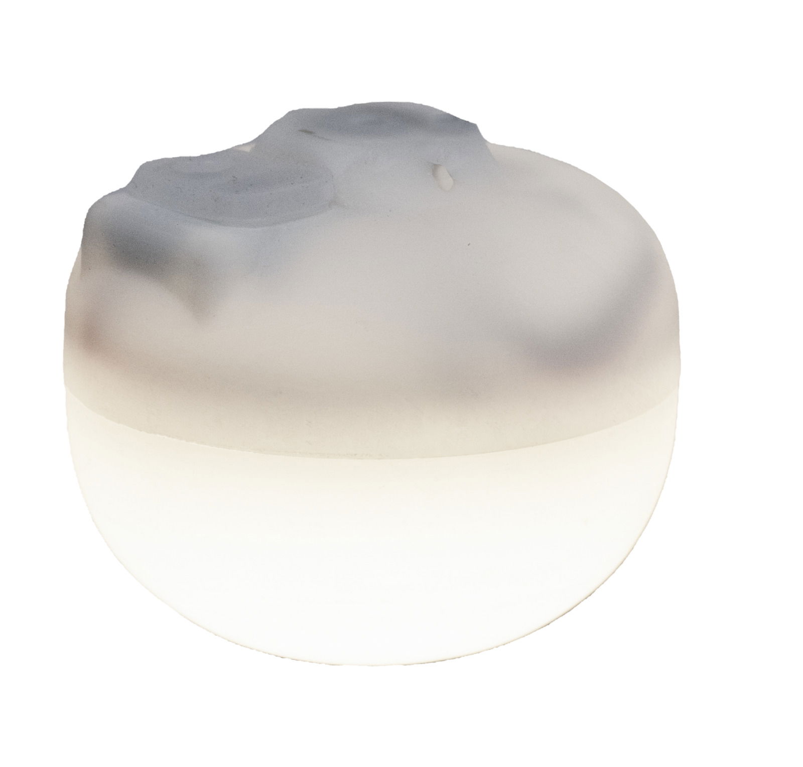 New Garden Akku-Leuchtmittel CHERRY MINI Runde, weiße Akku-Leuchte CHERRY MINI aus seitlicher Perspektive