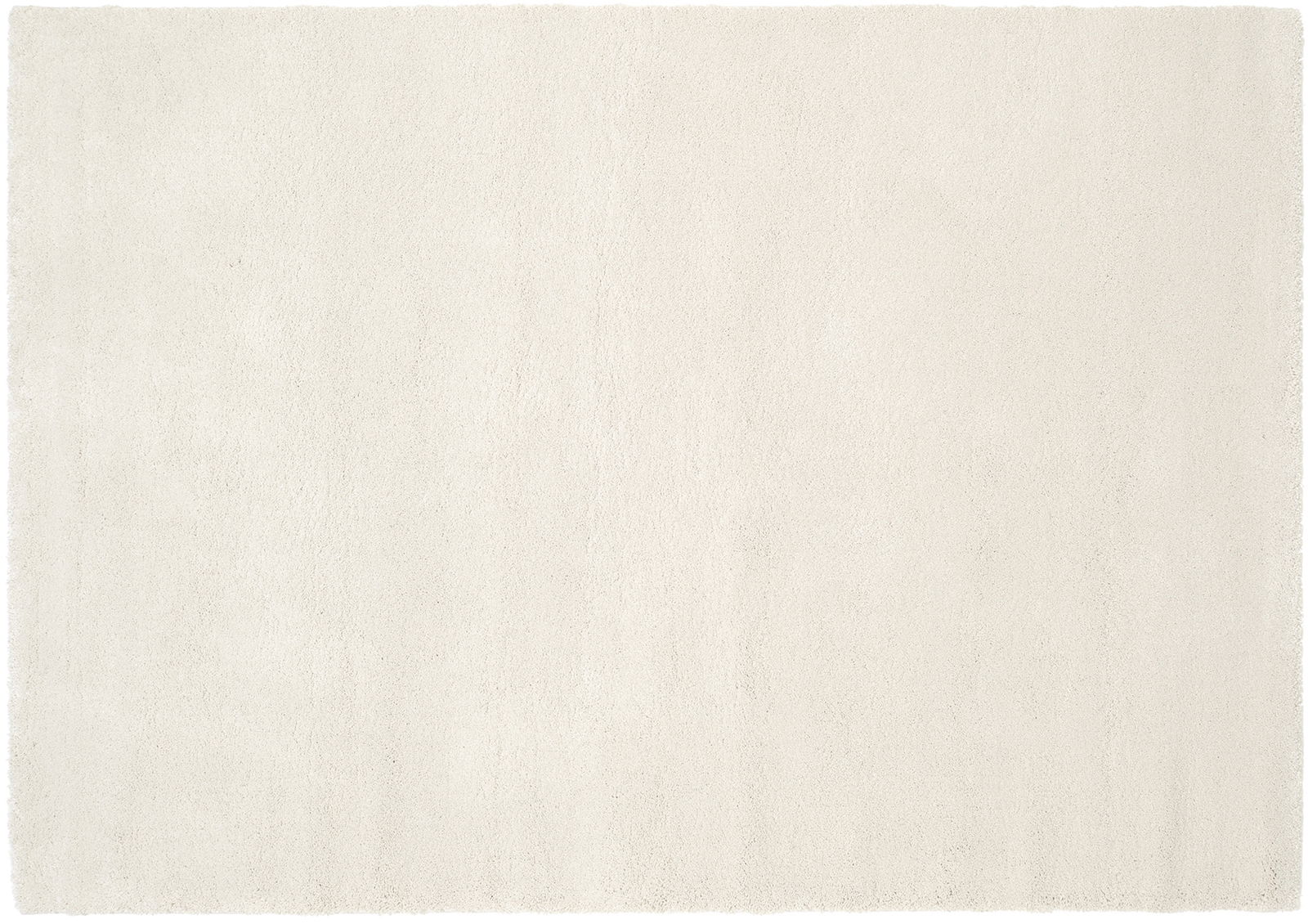 OCI Uni-Teppich NEW VILLA Ansicht von oben auf einen cremefarbenen Uni-Teppich mit weicher Textur.