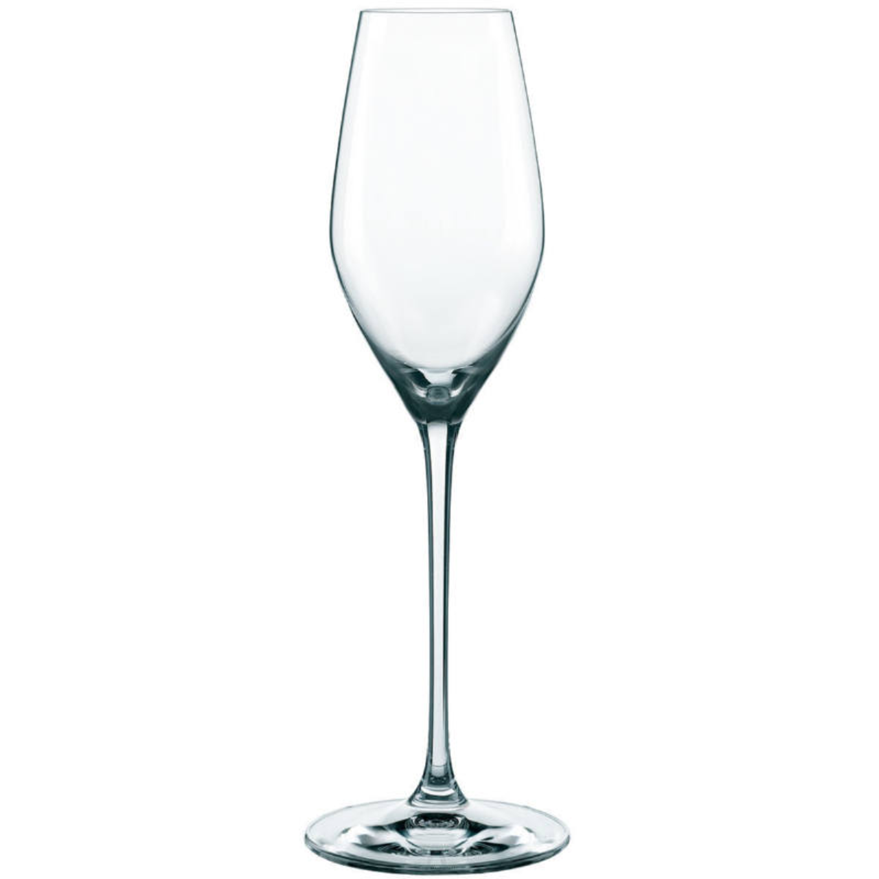 Nachtmann Champagnerkelch TOPLINE Eleganter Champagnerkelch Topline aus klarem Glas, frontal abgebildet.