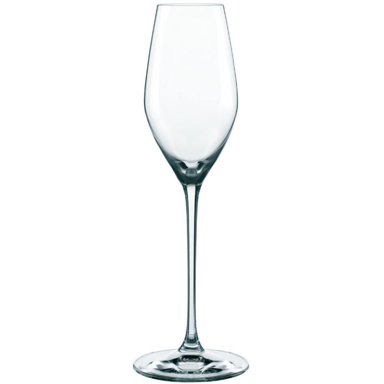Nachtmann Champagnerkelch TOPLINE Eleganter Champagnerkelch Topline aus klarem Glas, frontal abgebildet.