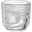 Glas-Tischlicht SALERNO 7cm mit marmoriertem Design, seitliche Perspektive