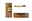 Wandkombination aus Holz mit Vitrine, Regal und Sideboard, frontal betrachtet
