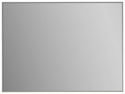 Rechteckiger Spiegel in Frontalansicht mit schmalem Rahmen
