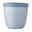 Hellblauer Snackpot Ellipse 500ml, Frontalansicht