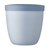 Hellblauer Snackpot Ellipse 500ml, Frontalansicht