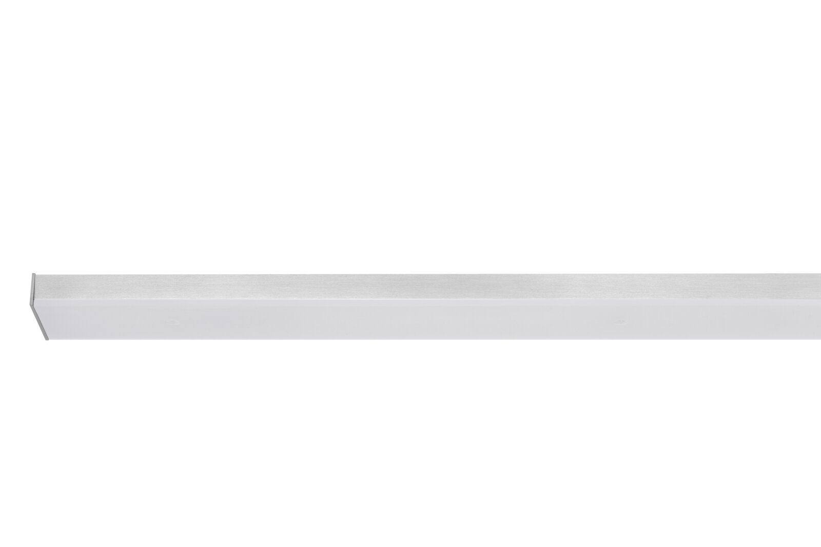 Moderne LED-hanglamp in rechthoekige vorm, zijaanzicht