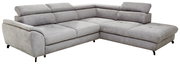 Graues Ecksofa Stylife MAROLA in L-Form, Perspektive von vorne rechts