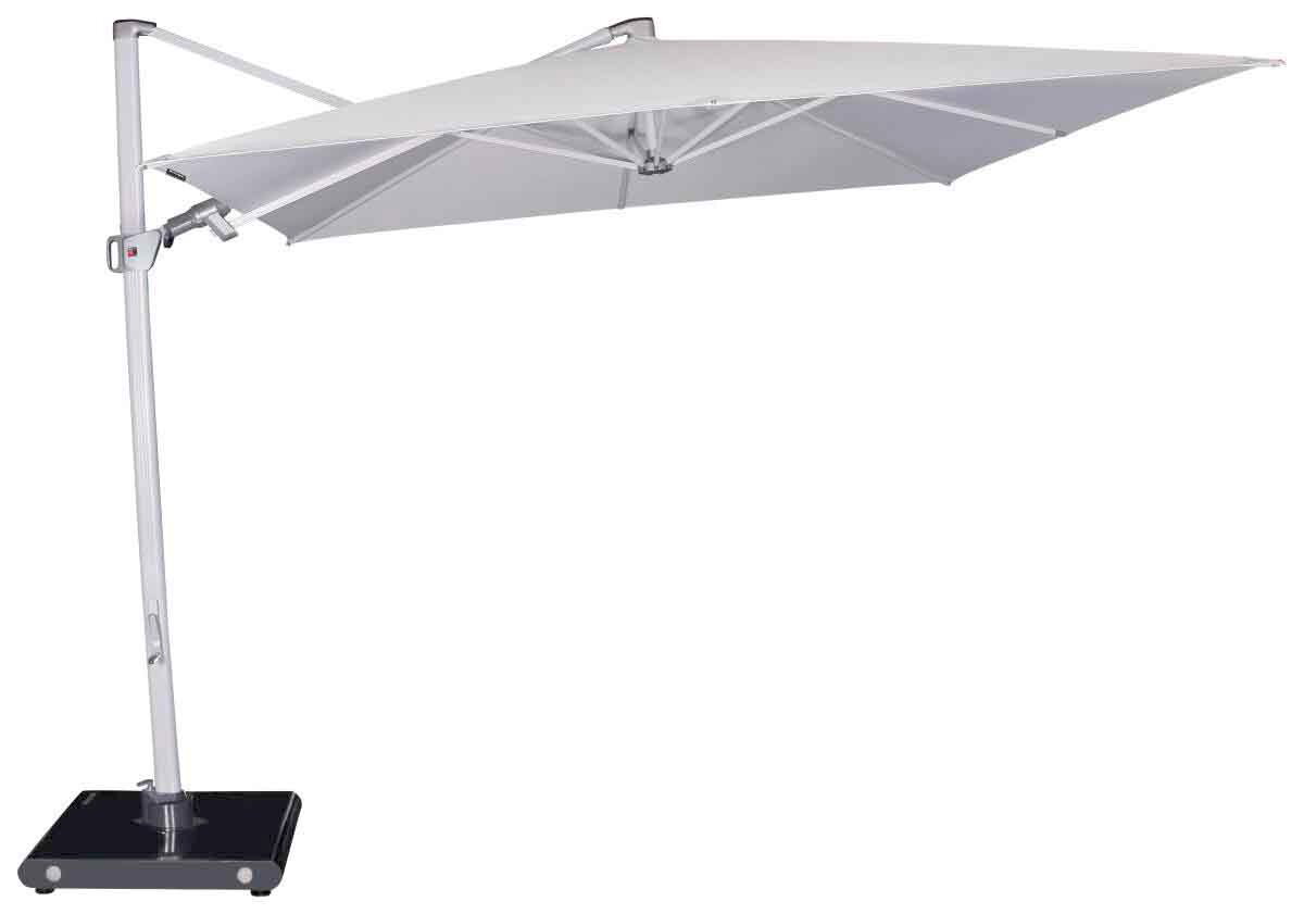 Knirps Pendelschirm KNIRPS Moderner Pendelschirm in seitlicher Perspektive mit stabilem Standfuß und elegantem Design.