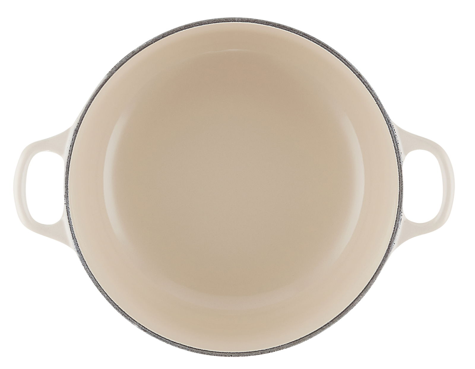 Bräter 20cm Creme, Draufsicht