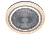 Deckenventilator mit integriertem Licht, Ansicht von unten