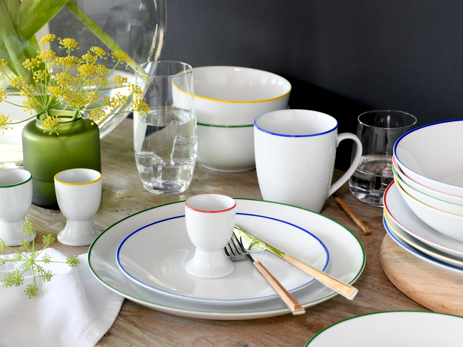 creaTable Kombiservice 24-tlg LUNA COLOR LINE