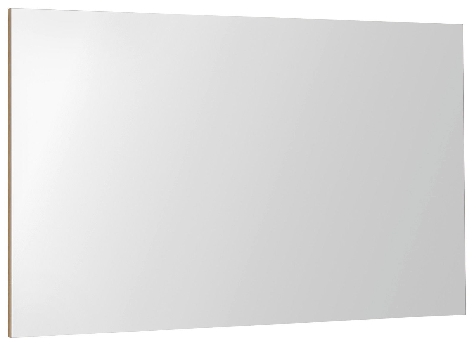 Rechteckiger Wandspiegel in seitlicher Perspektive