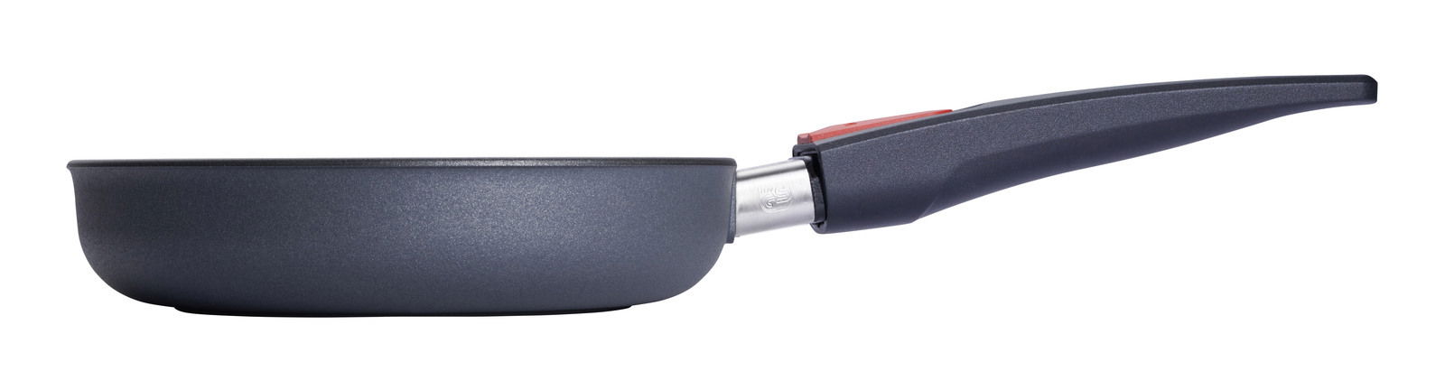 Seitenansicht einer Gusspfanne 20cm Diamond Lite mit abnehmbarem Griff.